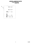 MISCELLANEOUS PARTS - OPTIONAL PARTS (NOT INCLUDED) Diagram and Parts List for 7MRAS8244MQ0  Roper Washer