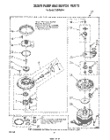 303876 PUMP AND MOTOR Diagram and Parts List for DU9900XR0  Whirlpool Dishwasher