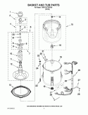 Part Location Diagram of W10297442 Whirlpool HOSE