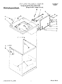 TOP AND CABINET Diagram and Parts List for KAWS777EQ0  KitchenAid Washer