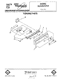 CONSOLE Diagram and Parts List for DU4040XP0  Whirlpool Dishwasher