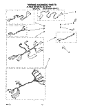 WIRING HARNESS Diagram and Parts List for RB770PXYQ4  Whirlpool Wall Oven