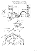 MACHINE BASE Diagram and Parts List for LXR9245EZ1  Whirlpool Washer