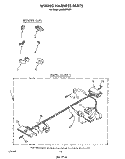 WIRING HARNESS Diagram and Parts List for LA8580XWN1  Whirlpool Washer