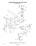 MAGNETRON AND AIR FLOW Diagram and Parts List for KEMI300VBL0  KitchenAid Microwave Oven Combo