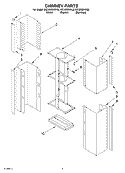 SECTION Diagram and Parts List for KICU285HWH0  KitchenAid Range Hood