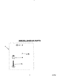 MISCELLANEOUS Diagram and Parts List for KAWE460WAL3  KitchenAid Washer