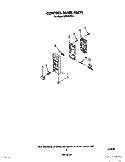 Part Location Diagram of 4158278 Whirlpool Bracket, Control