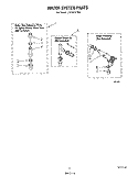 WATER SYSTEM Diagram and Parts List for LA5380XTG0  Whirlpool Washer
