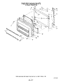 FREEZER DOOR Diagram and Parts List for ET20GKXTF01  Whirlpool Refrigerator