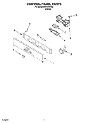 Part Location Diagram of WP4452999 Whirlpool Display Module