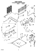 UNIT PARTS Diagram and Parts List for ET2AHTXMT00  Whirlpool Refrigerator