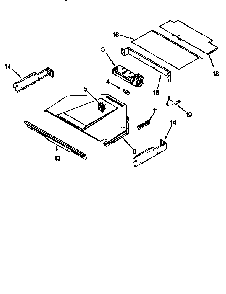 Top Venting Diagram and Parts List for KEBS107DBAL2  KitchenAid Wall Oven