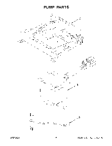 Pump Parts Diagram and Parts List for KUID308HPS01  KitchenAid Ice Maker