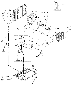 Unit Diagram and Parts List for 1068750511-AC  Kenmore Air Conditioner