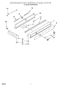 REFRIGERATOR CONTROL PANEL Diagram and Parts List for KSSS42MHX00  KitchenAid Refrigerator