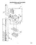 POWERSCREW AND RAM Diagram and Parts List for TU8100XTP3  Whirlpool Trash Compactor