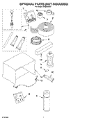 OPTIONAL Diagram and Parts List for ACQ082XK1  Whirlpool Air Conditioner