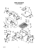 Part Location Diagram of LIT2000122 Whirlpool Service & Wiring Sheet