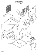 Part Location Diagram of 2187410 Whirlpool HARNS-WIRE