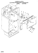 LINER Diagram and Parts List for KTRI18KAWH00  Whirlpool Refrigerator