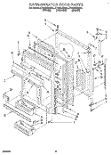 REFRIGERATOR DOOR Diagram and Parts List for ET18DKXBB00  Whirlpool Refrigerator