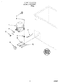 SECTION Diagram and Parts List for TCF1010FW01  Whirlpool Freezer