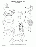 Part Location Diagram of W11050806 Whirlpool Coated Flat Head Beater