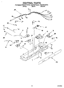 CONTROL Diagram and Parts List for KSRU25FKWH01  KitchenAid Refrigerator