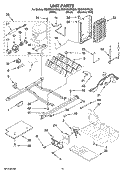 UNIT PARTS Diagram and Parts List for ED5NHGXVQ00  Whirlpool Refrigerator