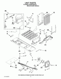 UNIT PARTS Diagram and Parts List for WSF26C2EXY02  Whirlpool Refrigerator