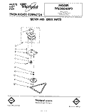 MOTOR AND DRIVE Diagram and Parts List for TF8500XRP2  Whirlpool Trash Compactor