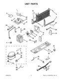 UNIT PARTS Diagram and Parts List for W8TXNGMWQ03  Whirlpool Refrigerator