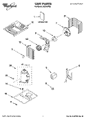 Part Location Diagram of 8215121 Whirlpool EVAPORATOR