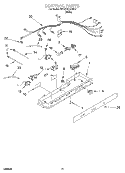 CONTROL, OPTIONAL Diagram and Parts List for 6ED20TKXGW01  Whirlpool Refrigerator