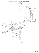 UPPER WASH AND RINSE Diagram and Parts List for KUDB230Y2  KitchenAid Dishwasher