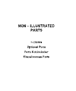 Optional parts (not included) Diagram and Parts List for WFG525S0JV1  Whirlpool Range