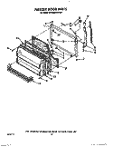 FREEZER DOOR Diagram and Parts List for KTRS25KWAL00  KitchenAid Refrigerator