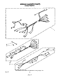 WIRING HARNESS Diagram and Parts List for RS630PXK3  Whirlpool Range