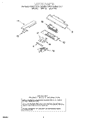 LATCH Diagram and Parts List for KEMS377DAL2  KitchenAid Microwave Oven Combo