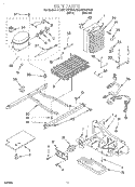UNIT Diagram and Parts List for 8ED20TKXFW00  Whirlpool Refrigerator