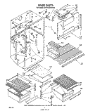 LINER Diagram and Parts List for EHT201ZKWR5  Whirlpool Refrigerator