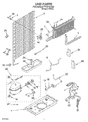 UNIT Diagram and Parts List for TT14DKXKQ00  Estate Refrigerator