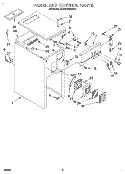 PANEL AND CONTROL Diagram and Parts List for KCCC151BWH0  KitchenAid Trash Compactor