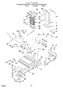 UNIT Diagram and Parts List for ED20DFXEN01  Whirlpool Refrigerator