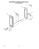 MICROWAVE CONTROL PANEL Diagram and Parts List for KEMS378XWH0  KitchenAid Wall Oven