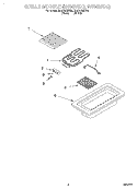 GRILLE MODULE (RCM20DB, RCM20DQ) Diagram and Parts List for RC8700EDB0  Whirlpool Cooktop