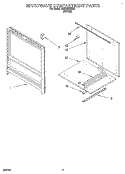 MICROWAVE COMPARTMENT Diagram and Parts List for RM765PXBB2  Whirlpool Wall Oven