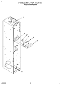 FREEZER LINER Diagram and Parts List for KSSS42MBX01  KitchenAid Refrigerator