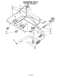 MANIFOLD Diagram and Parts List for SF0100SKW0  Whirlpool Range